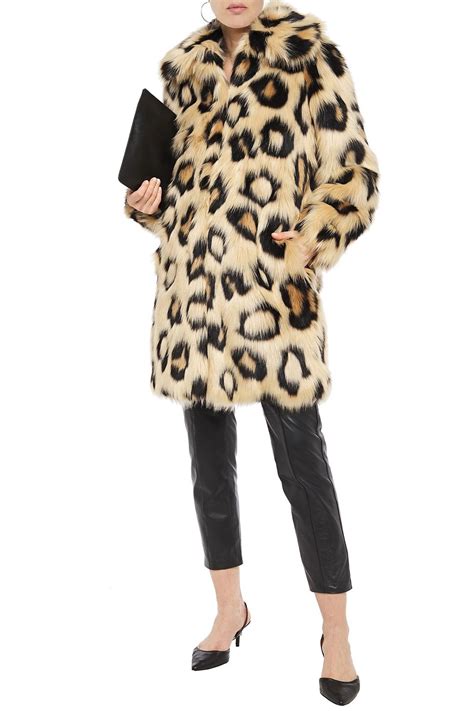 michael kors animal print leather jacket|michael kors winter jacket women.